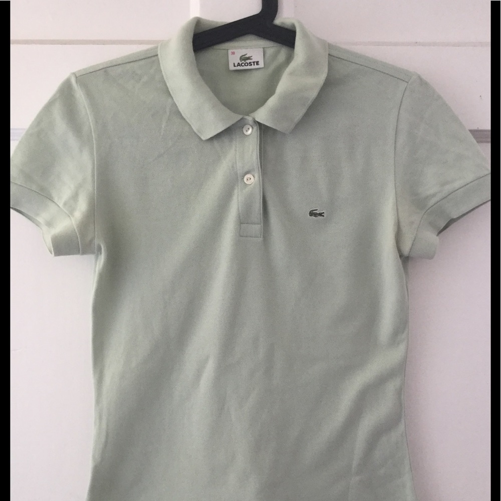🏌🏽‍♀️🏌🏽‍♀️ LACOSTE Ladies Polo...Size Small/38